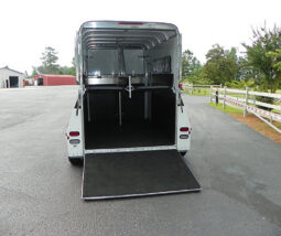 [#10] Two Horse Gooseneck Trailer