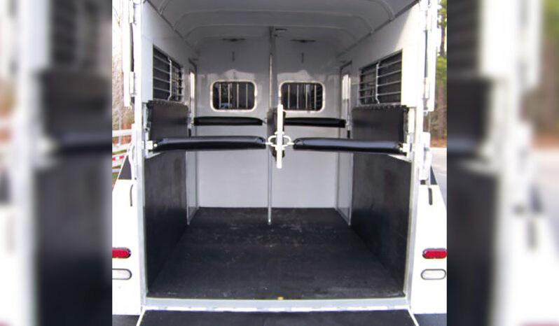 [#3] Two Horse Pull Type Trailer with Dressing Room full