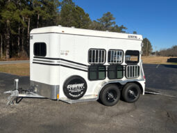 [#6] Three Horse Miniature Pull-Type Trailer with 5′ Storage Area