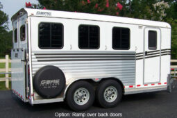 [#9] Three Horse Slant Load Pull Type Trailer with Tack and Dressing Room with Extruded Sides