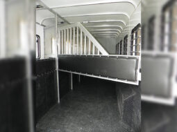 [#19] Six Horse Slant Load Gooseneck with Tack and Dressing Area with Extruded Sides