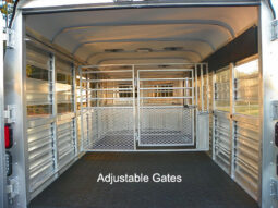 [#4G] 6′ Wide x 14′ Long x 5′ Tall Goat & Sheep Bumper Pull-Type Trailer