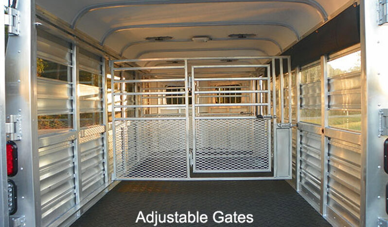 [#4G] 6′ Wide x 14′ Long x 5′ Tall Goat & Sheep Bumper Pull-Type Trailer full